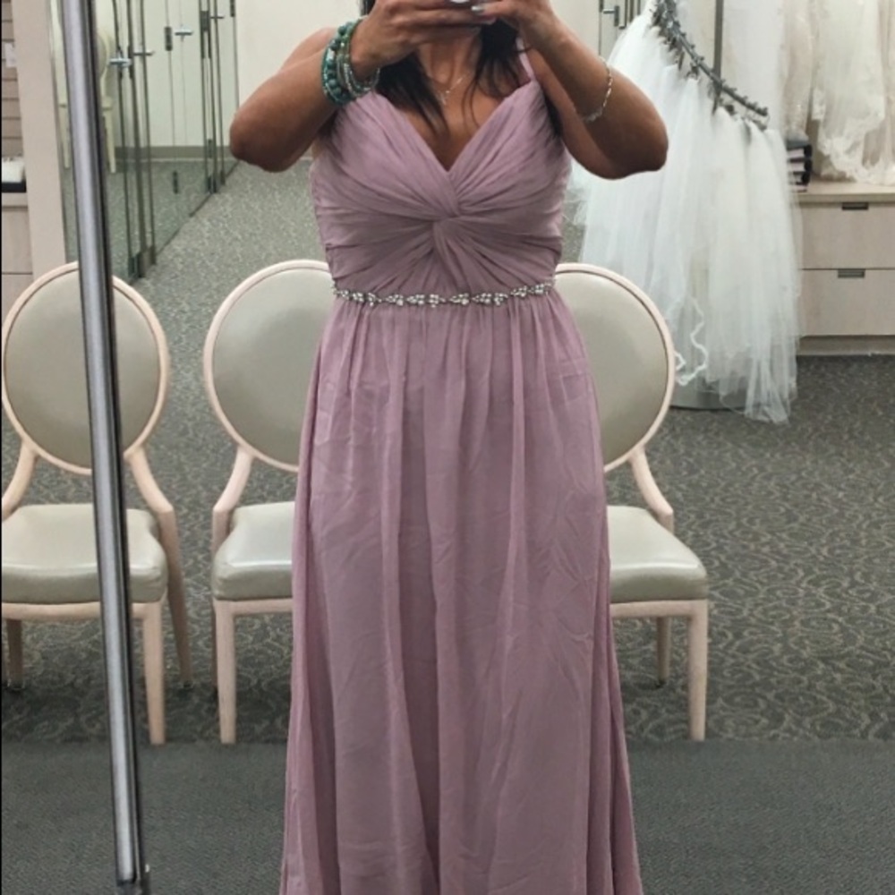 David’s Bridal Bridesmaid dress, Quartz,  size 10